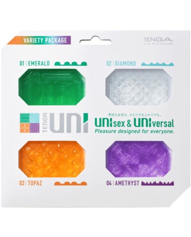 TENGA UNI VARIETY MASTURBADOR DEDAL PACK 4 UDS TENGA UNI VARIETY MASTURBADOR DEDAL PACK 4 UDS