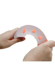 PRETTY LOVE MAGICAL NIGHTFALL DILDO SIN VIBRACION LUMINOSO NARANJA
