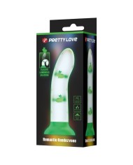PRETTY LOVE MAGICAL NIGHTFALL DILDO SIN VIBRACION LUMINOSO VERDE