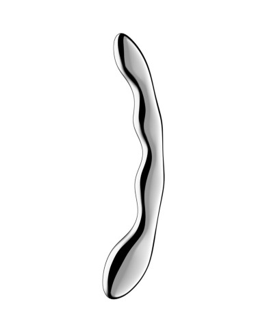 SATISFYER COSMIC CREST 2 DILDO ACERO INOXIDABLE DOBLE USO