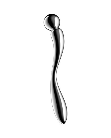 SATISFYER STAR FORCE 2 DILDO ACERO INOXIDABLE DOBLE USO