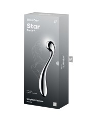 SATISFYER STAR FORCE 4 DILDO ACERO INOXIDABLE DOBLE USO