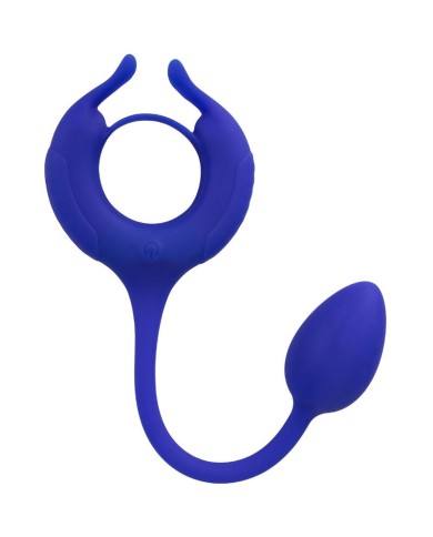 CALEXOTICS ADMIRAL ANILLO CON PESO PARA PENE AZUL CALEXOTICS ADMIRAL ANILLO CON PESO PARA PENE AZUL
