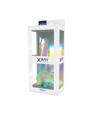 X RAY CLEAR DILDO REALISTA TRANSPARENTE 185 CM O 38 CM