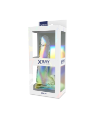 X RAY CLEAR DILDO REALISTA TRANSPARENTE 20 CM O 45 CM