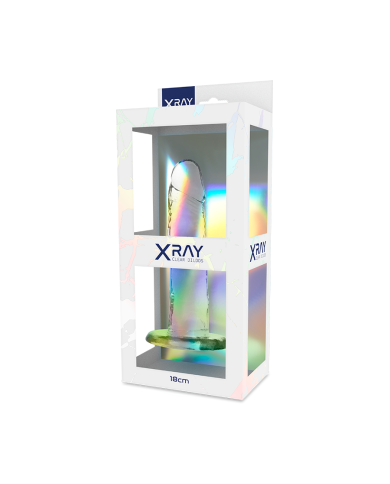 X RAY CLEAR DILDO TRANSPARENTE 18 CM O 4 CM
