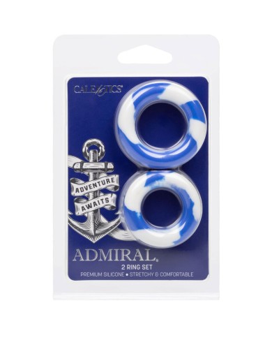 CALEXOTICS ADMIRAL SET 2 ANILLOS PARA PENE CALEXOTICS ADMIRAL SET 2 ANILLOS PARA PENE