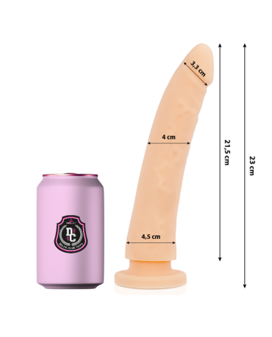 DELTA CLUB DILDO REALISTA NATURAL SILICONA MEDICA 23 CM O 45 CM