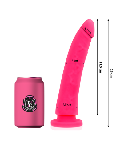 DELTA CLUB DILDO REALISTA ROSA SILICONA MEDICA 23 CM O 45 CM