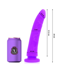 DELTA CLUB DILDO REALISTA LILA SILICONA MEDICA 23 CM O 45 CM