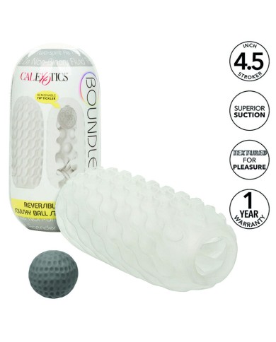 CALEXOTICS BOUNDLESS STROKER BLANDO REVERSIBLE GRIS CALEXOTICS BOUNDLESS STROKER BLANDO REVERSIBLE GRIS