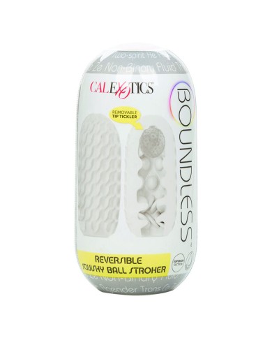 CALEXOTICS BOUNDLESS STROKER BLANDO REVERSIBLE GRIS CALEXOTICS BOUNDLESS STROKER BLANDO REVERSIBLE GRIS