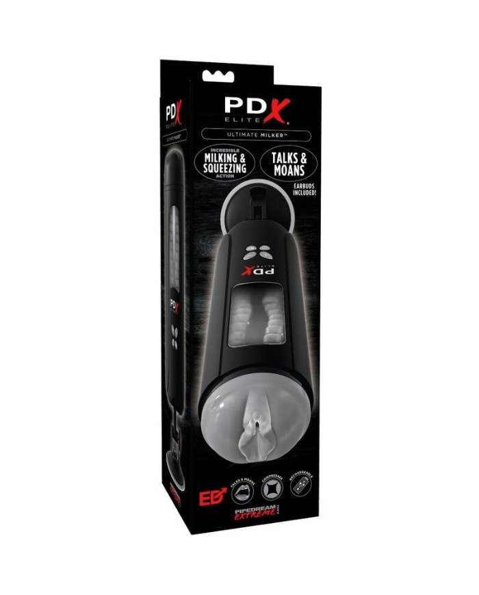 PDX ELITE MASTURBADOR STROKER ULTIMATE MILKER VAGINA CON VOZ