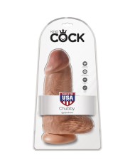 KING COCK PENE REALISTICO CHUBBY 23 CM CARAMELO