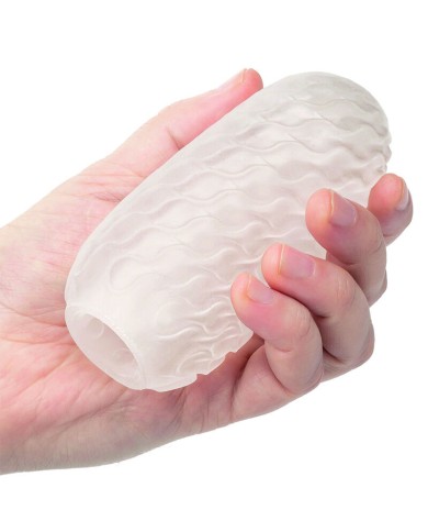 CALEXOTICS BOUNDLESS STROKER BLANDO REVERSIBLE GRIS CALEXOTICS BOUNDLESS STROKER BLANDO REVERSIBLE GRIS