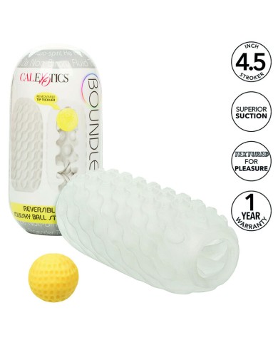 CALEXOTICS BOUNDLESS STROKER BLANDO REVERSIBLE AMARILLO CALEXOTICS BOUNDLESS STROKER BLANDO REVERSIBLE AMARILLO