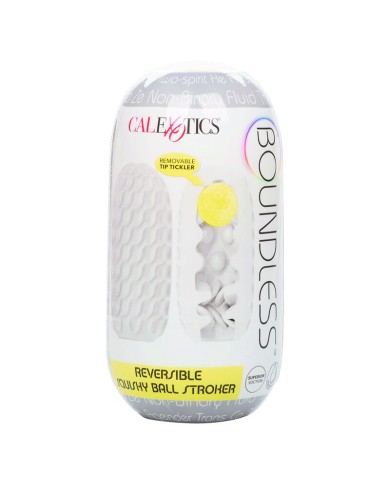 CALEXOTICS BOUNDLESS STROKER BLANDO REVERSIBLE AMARILLO CALEXOTICS BOUNDLESS STROKER BLANDO REVERSIBLE AMARILLO