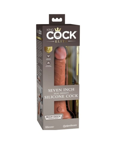 KING COCK ELITE DILDO REALISTICO SILICONA 178 CM CARAMELO