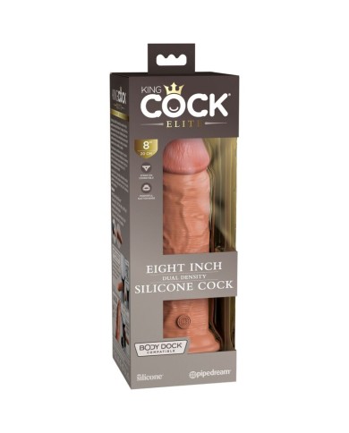 KING COCK ELITE DILDO REALISTICO SILICONA 203 CM CARAMELO