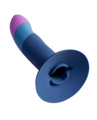 ROMP PICCOLO ARNES DILDO SILICONA CON VENTOSA TRICOLOR 14 CM