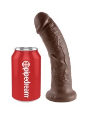 KING COCK 8 PENE MARRON 203 CM