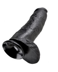 KING COCK 12 PENE REALISTICO NEGRO 3048 CM