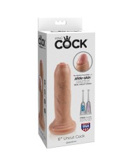 KING COCK DILDO REALISTICO UNCUT NATURAL 15 CM