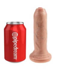 KING COCK DILDO REALISTICO UNCUT NATURAL 15 CM