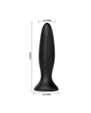 MR PLAY PLUG ANAL VIBRADOR NEGRO RECARGABLE