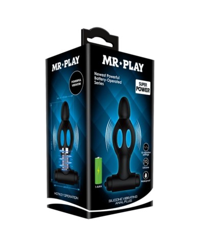 MR PLAY PLUG ANAL DE SILICONA CON VIBRACION