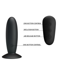 MR PLAY PLUG ANAL CON VIBRACION NEGRO CONTROL REMOTO
