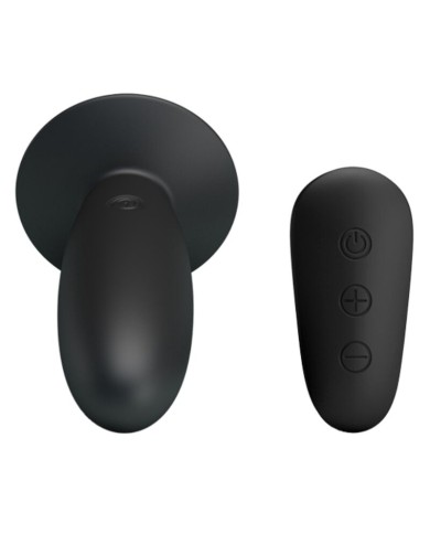 MR PLAY PLUG ANAL CON VIBRACION NEGRO CONTROL REMOTO