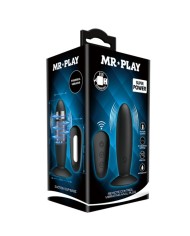 MR PLAY PLUG ANAL CON VIBRACION NEGRO CONTROL REMOTO