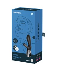 SATISFYER HEAT CLIMAX VIBRADOR ANAL APP NEGRO