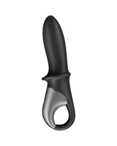 SATISFYER HOT PASSION VIBRADOR ANAL APP NEGRO