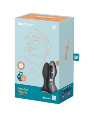 SATISFYER ROTATOR PLUG 2 PLUG VIBRADOR APP NEGRO