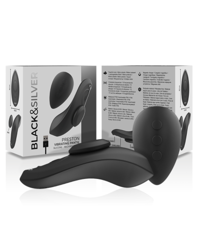 BLACKSILVER PRESTON PANTIE MAGNETICO VIBRADOR SILICONA REMOTO