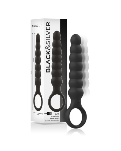 BLACKSILVER BOB POTENTE VIBRADOR DILATADOR ANAL SILICONA