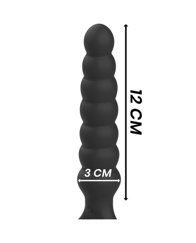 BLACKSILVER BOB POTENTE VIBRADOR DILATADOR ANAL SILICONA