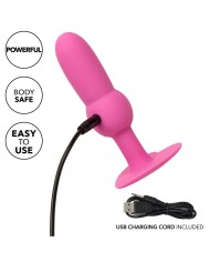 CALEXOTICS FIRST TIME PLUG ANAL CON CUENCAS 10 VIBRACIONES ROSA