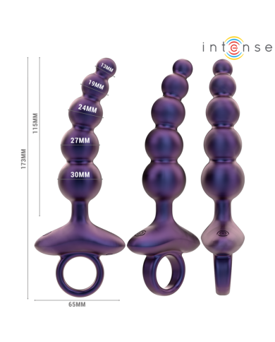 INTENSE TITO PLUG ANAL VIBRADOR MODELO 3 CONTROL REMOTO