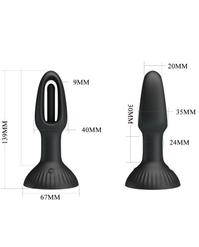 PRETTY LOVE HUBERT PLUG ANAL CON 7 MODOS DE VIBRACION