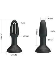 PRETTY LOVE HUBERT PLUG ANAL CON 7 MODOS DE VIBRACION