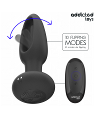 ADDICTED TOYS PLUG ANAL CON LENGUA VIBRADORA Y CONTROL REMOTO