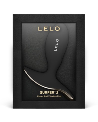 LELO SURFER 2 PLUG ANAL VIBRADOR UNISEX NEGRO
