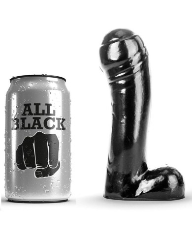 ALL BLACK DILDO NEGRO 15 CM