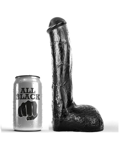 ALL BLACK PENE REALISTICO ANAL 23 CM