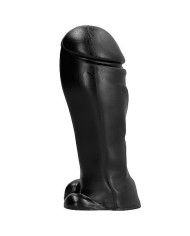 ALL BLACK DONG 22 CM PUNTA ANCHA