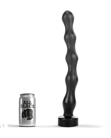 ALL BLACK ANAL BEADS 415 CM