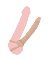 GET REAL DOUBLE TROUBLE PENETRADOR ANAL SILICONA 16 CM